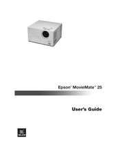 Epson V11H181020SC - MovieMate 25 WVGA LCD Projector User Manual