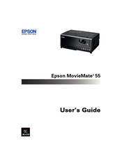 Epson V11H302220 - MovieMate 55 WVGA LCD Projector User Manual