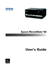 Epson MovieMate 60 User Manual