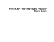 Epson PowerLite 1915 User Manual