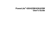 Epson PowerLite 430 User Manual