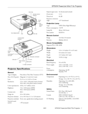 Epson PowerLite 503c User Manual