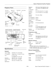 Epson PowerLite 81p Manuals | ManualsLib