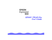 Epson Expression 800 TWAIN Pro User Manual