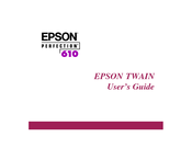 Epson Perfection 610 User Manual