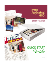 Epson Perfection 600 Quick Start Manual