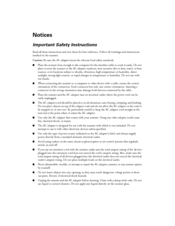 Epson B11B184051 - Perfection V100 PHOTO Important Safety Instructions