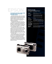 Epson PhotoPC 800 Brochure & Specs