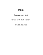 Epson B813021 User Manual