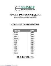 Equator WBR72-1 Spare Parts Catalog