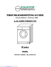 Equator EW510 Troubleshooting Manual