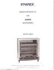 Equipex SODIR RBE-8-1 Operation Manual