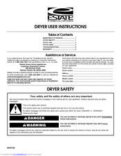 Estate EED4100SQ User Instructions