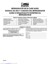 Estate TT14DKXSQ Use & Care Manual