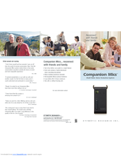 Etymotic Research Companion Mics Brochure
