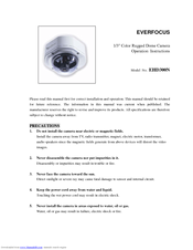 EverFocus EHD300/N-2 Operation Instructions Manual