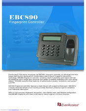 EverFocus EBC890 Specifications