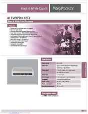 EverFocus EverPlex 4BQ Specifications