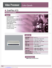 EverFocus EverPlex 4CQ Specifications