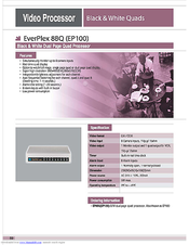 EverFocus EverPlex 8BQ Specifications