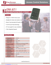 EverFocus ERK-871 Specifications