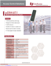 EverFocus ERM-871 Specifications