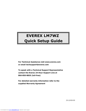 Everex StepNote LM7WZ Quick Setup Manual