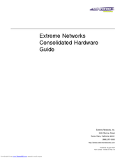 Extreme Networks Summit SummitPx1 Hardware Manual