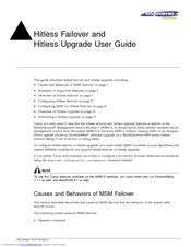 Extreme Networks Hitless Failover User Manual