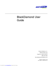 Extreme Networks BlackDiamond 6800 User Manual