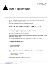 Extreme Networks MSM-3 Upgrade Manual