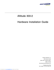 Extreme Networks Altitude 300-2 Hardware Installation Manual