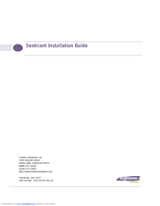 Extreme Networks Sentriant Series Installation Manual