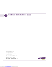 Extreme Networks Sentriant NG Operation Console Installation Manual