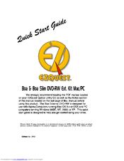 Ezquest Boa Quick Start Manual