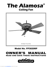 Fanimation Alamosa FP3820RP Owner's Manual