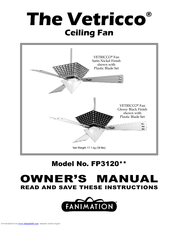 Fanimation Vetricco FP3120 Series Owner's Manual