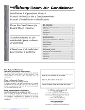Airtemp B7X05F2B Installation And Operation Manual