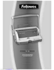 Fellowes PB150 User Manual