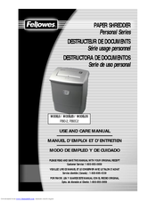 Fellowes PS60C-2 Use And Care Manual