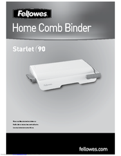 Fellowes Starlet 90 User Manual
