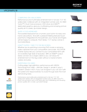 Sony VAIO VPCEF44FX/BI Specification Sheet