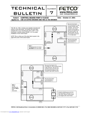 Fetco Extractor TBS-21A Technical Bulletin