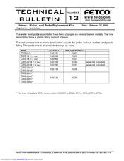 Fetco Extractor CBS-2041 Technical Bulletin