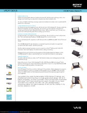Sony VAIO VPCP113KX/B Specifications