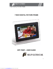 Fidelity Electronics DPF-7005F User Manual