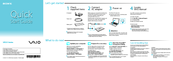 Sony VPCX135KX/X Quick Start Manual