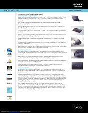 Sony VAIO VPCZ13BGX/BJ Specifications