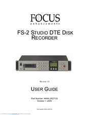 Focus Firestore FS-2 User Manual