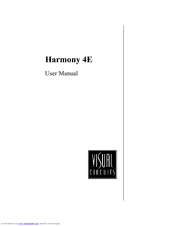 Visual Circuits Harmony 4E User Manual